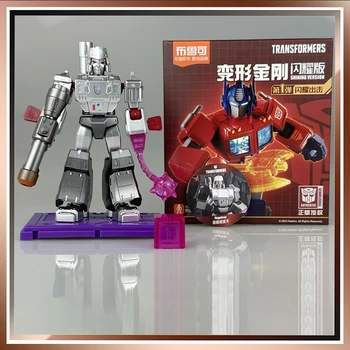 Bloshining Block LED Glowing Version1-Shine Attack Transformers Optimus Prime Robot Building Blocks Toys Kids Gift