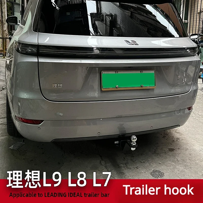 For Li Lixiang L7 L8 L9 Trailer hook Adapter Tow Hook Rear Trailer Ring Receiver Car Accessories