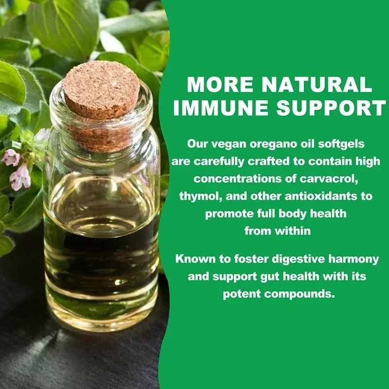 زيت الأوريجانو - تنظيف الأمعاء، مضادات الأكسدة الطبيعية، تحسين المزاج، يدعم صحة الأمعاء والكلى، ويعزز المناعة، وغير المعاوضة #3