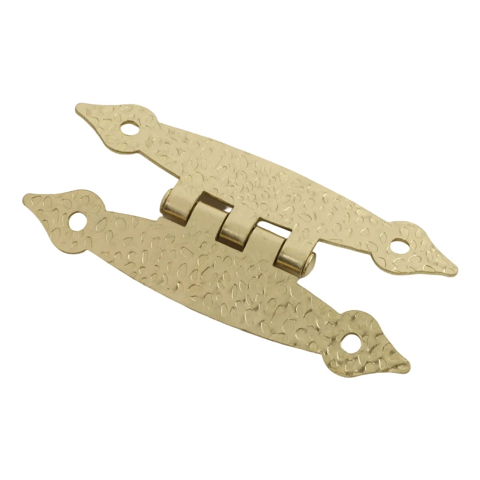 4 Pieces H Shaped Cabinet Hinges Cast Iron With Black Finish For Furniture Restoration And Cabinet Door Installation