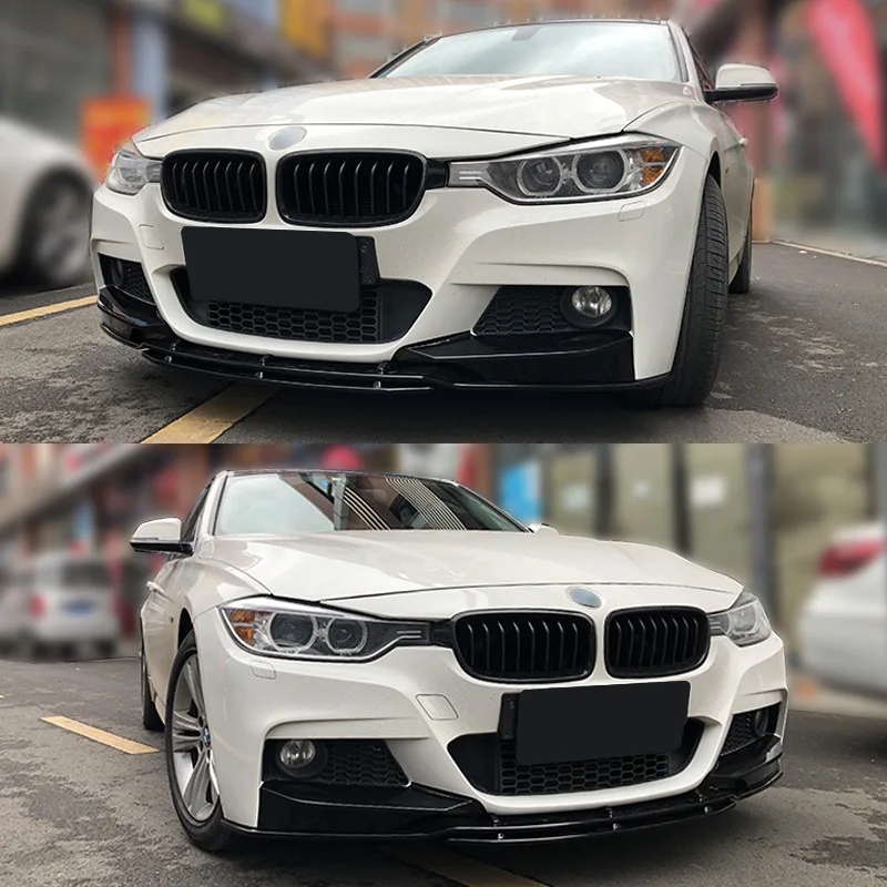 Damei For  3 Series F30 320li 2013-2019 Auto Front Bumper Lip Modification New ABS Material Auto Parts
