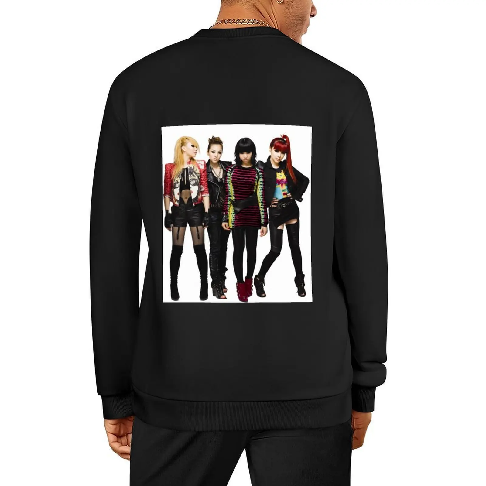 

2NE1 CL DARA BOM MINZY KPOP Pullover men's clothing mens clothing men clothing blouse sports sweatshirt man