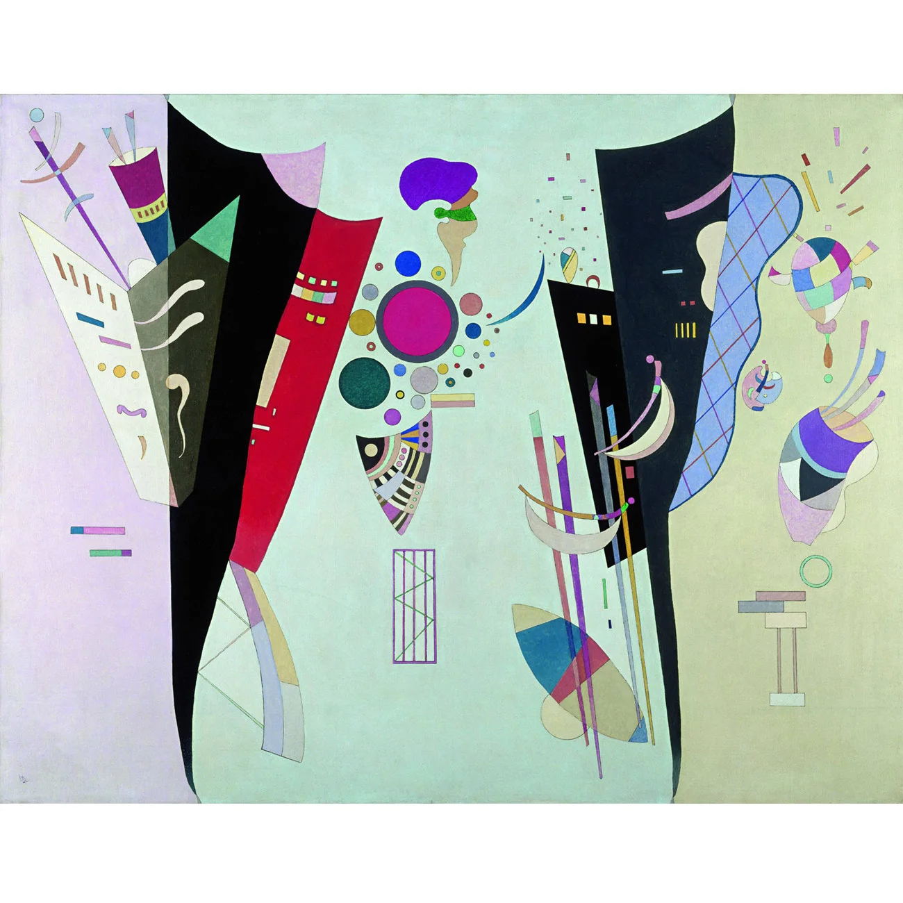 Wassily Kandinsky painting,Reciprocal Accords,Hand painted famous oil painting,oil painting reproduction,Modern decor picture