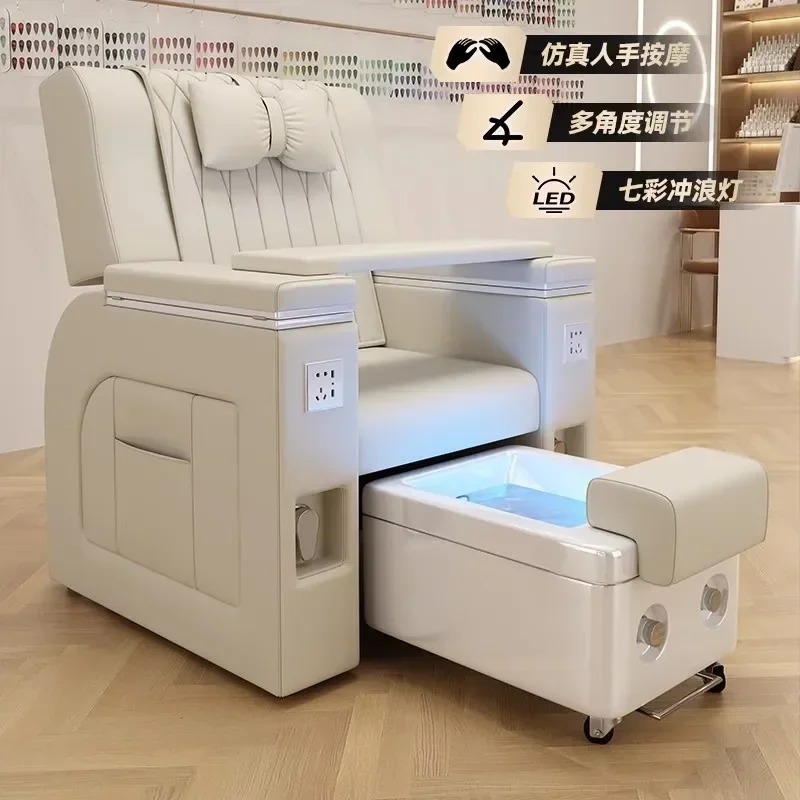 Manicure sofa, foot bath recliner, eyebrow tattooing and eyelashes foot massage sofa chair
