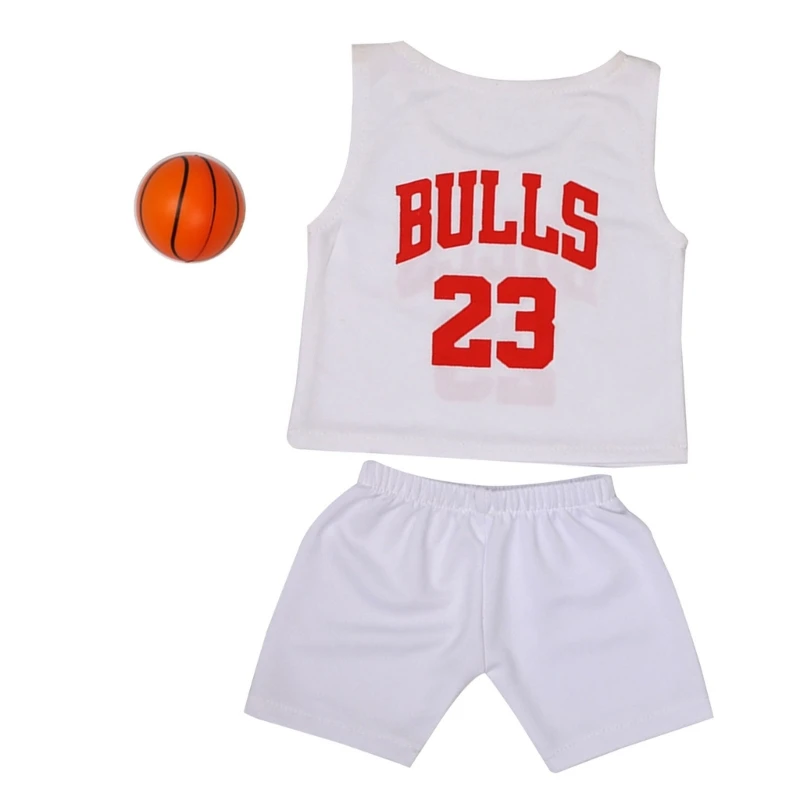 Baby Photoshooting Props Basketball Costume Photostudio Clothes Shirt Pants Newborn Photo Clothes Infant Unisex Outfit P31B