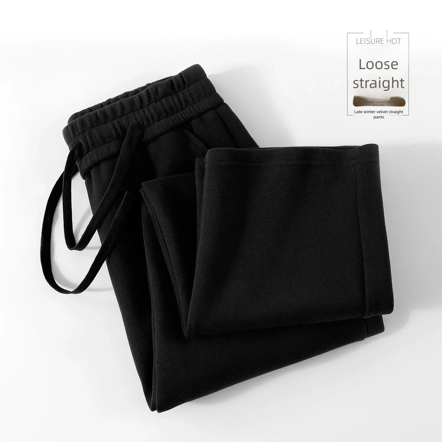 

Straight leg sweatpants work clothes loose casual and versatile sports trousers for spring and autumn