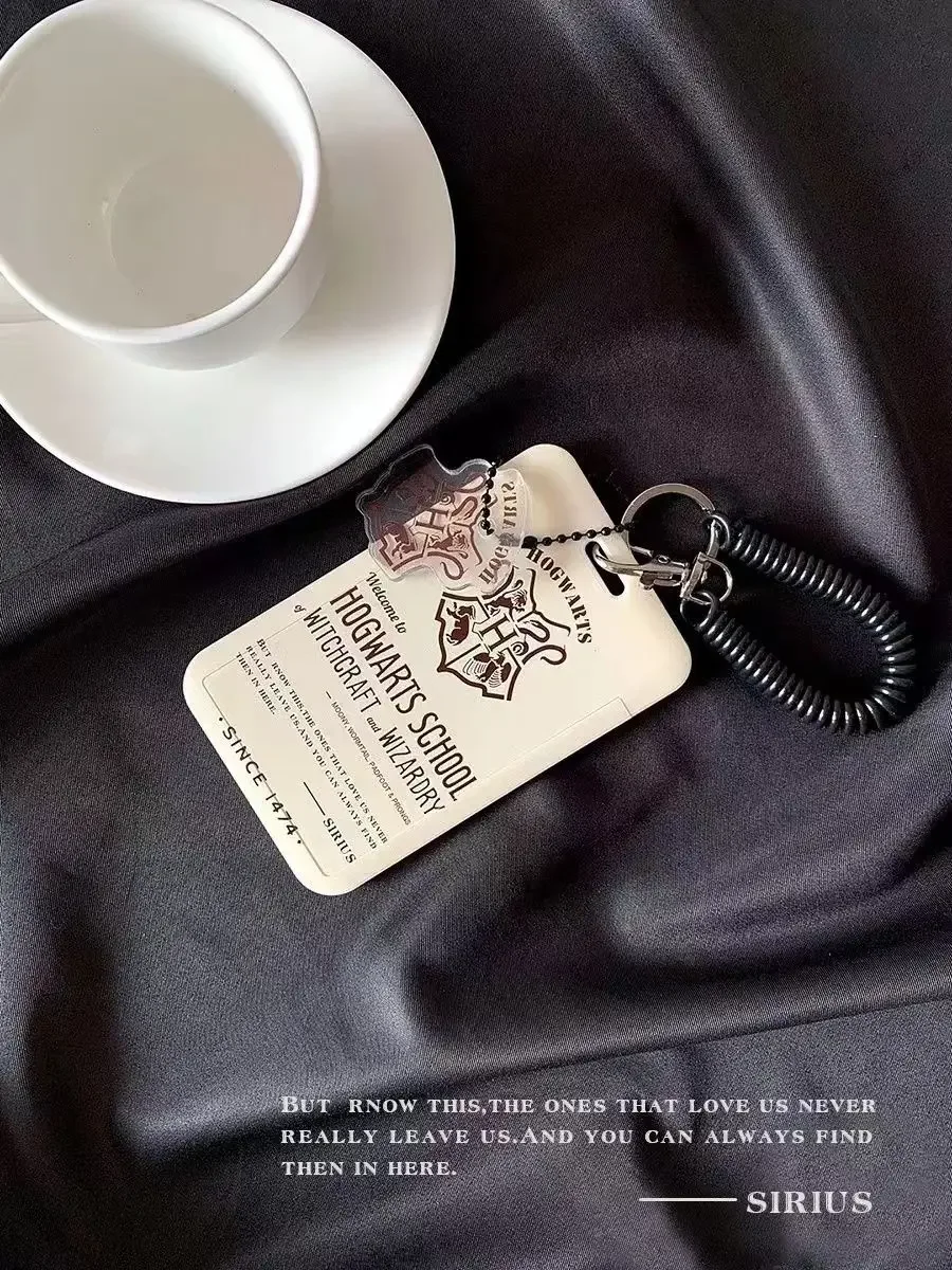 حامل بطاقات هاري بوتر من سلسلة HAPPY - حافظة واقية لبطاقة الوجبات/بطاقة العبور/بطاقة الهوية/بطاقة الوصول لبطاقة الوصول