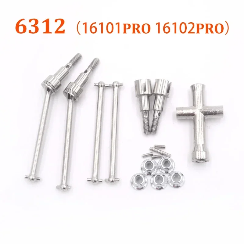 Per SCY 16101 PRO 16102 PRO SG116 MAX RC Auto Parti Originali Albero Motore Ingranaggio Forcellone Tazza dello Sterzo di Controllo Remoto Pneumatico Motore