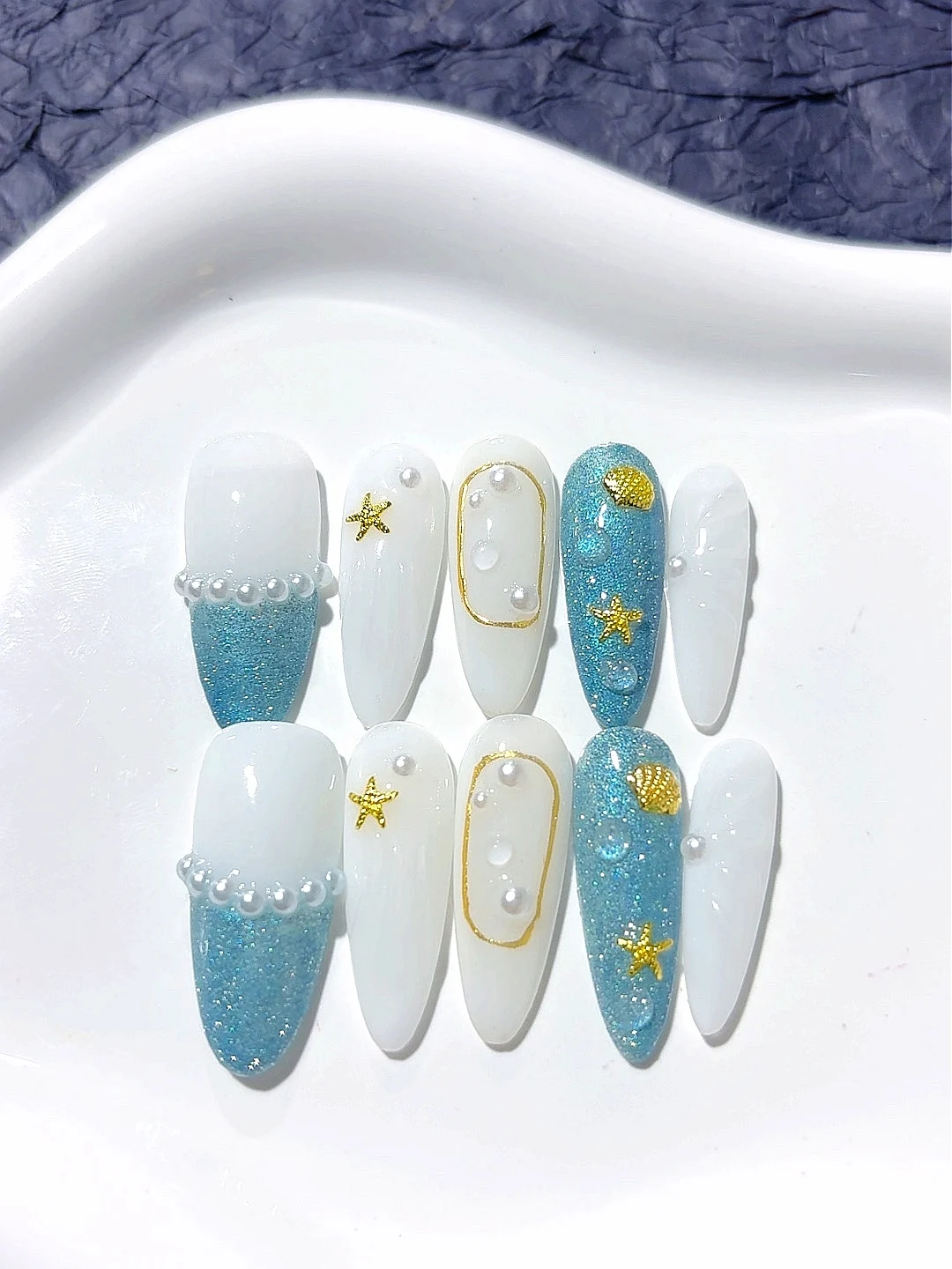

Pearl Stereo Explosive Flash Fashion Nail Art (D275)