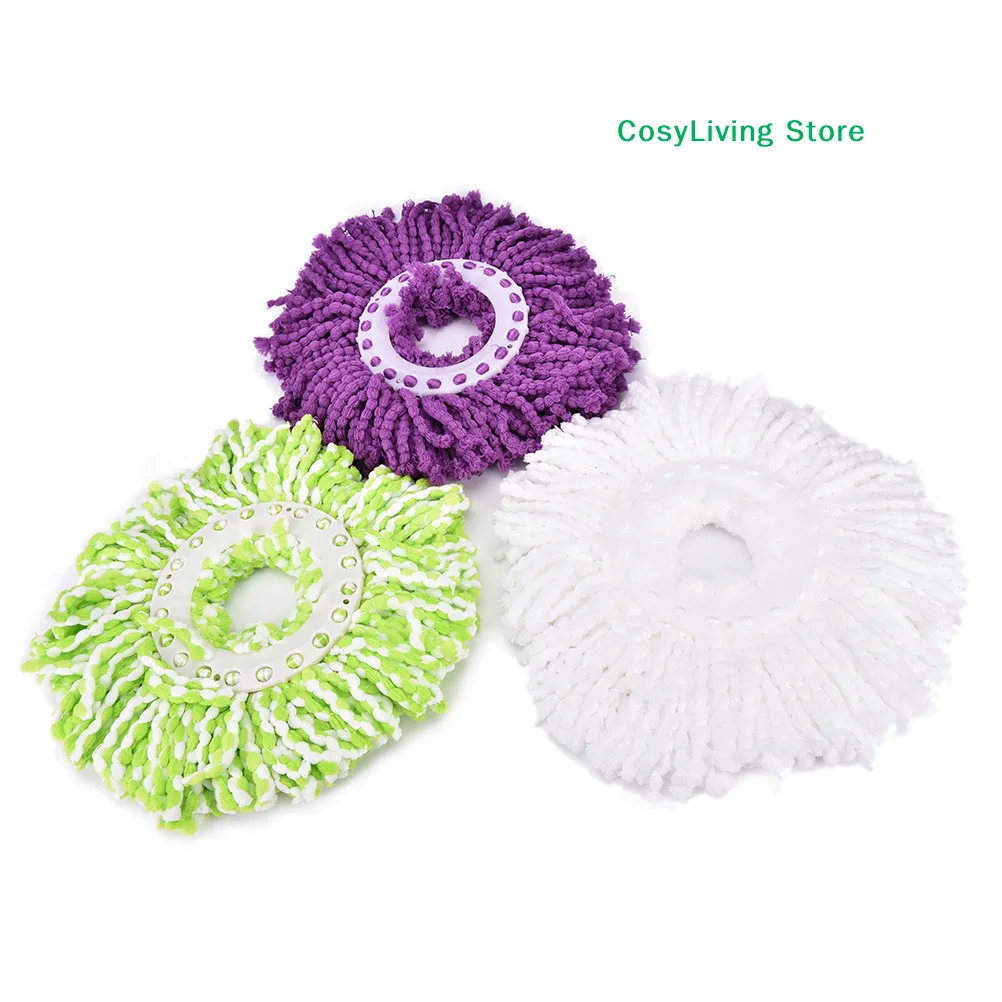 

1PC Micro Fiber Mop Head Household Magic Replacement Refill 360° Spin Cleaning Pad Microfiber Mop Head