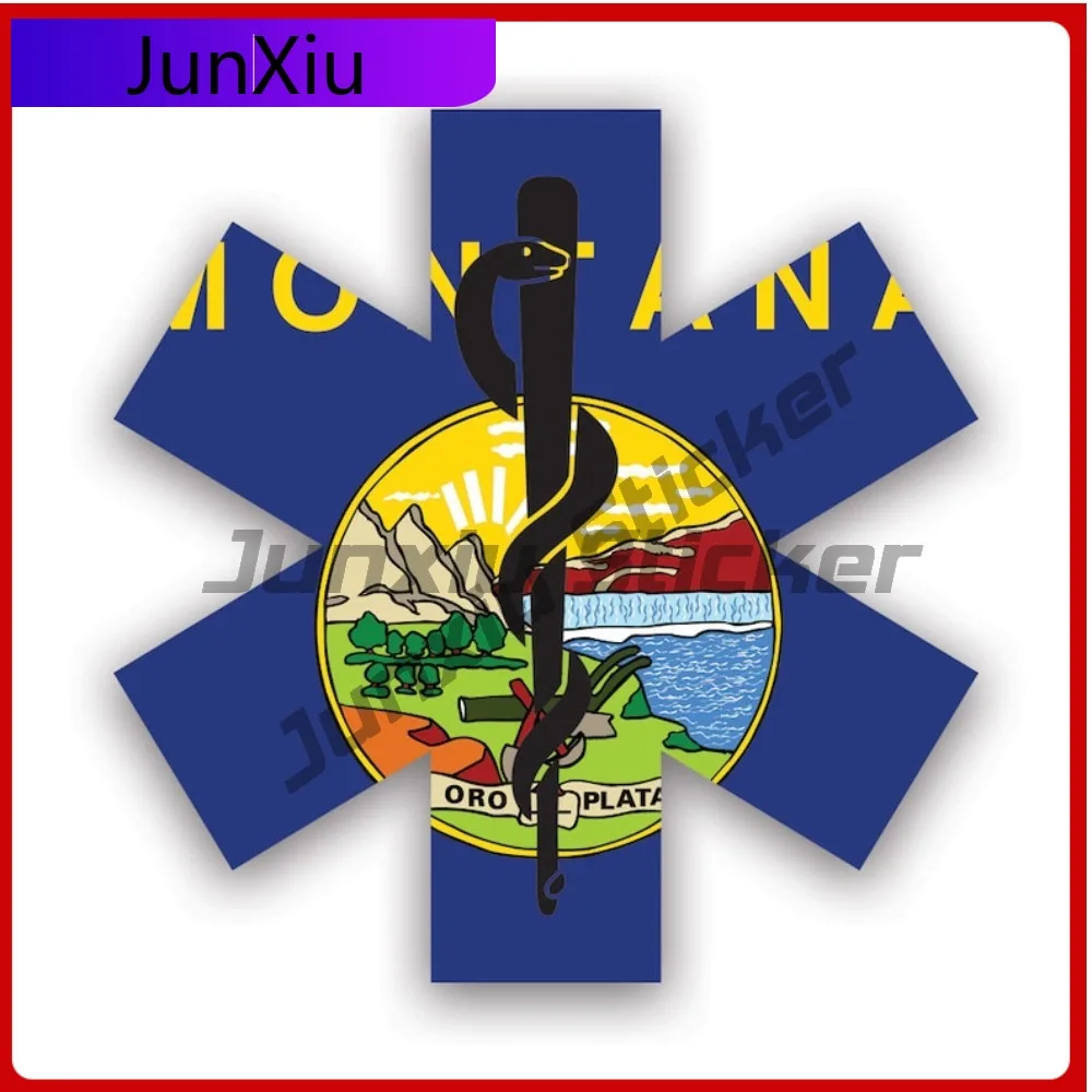 

Montana Star Of Weather Resistant Fade Resistant Racing For Rear Windshield Car Window Truck Self Adhesive Easy Apply Decor
