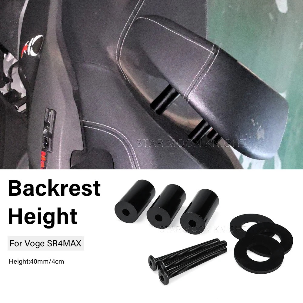 

SR4MAX Seat Cushion Heighten For Voge SR4 MAX Scooter Accessories Driver Backrest Height Pad