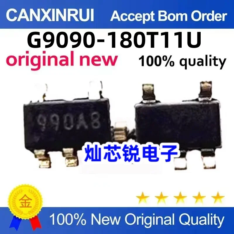 

(5-100 pieces) G9090-180T11U silk screen 990F 990FN 990 brand new SOT23-5