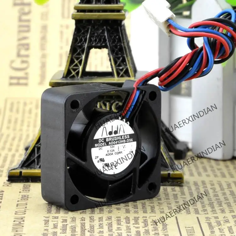 New AD0412HB-D56   DC12V Cooling Fan Assembly Kit