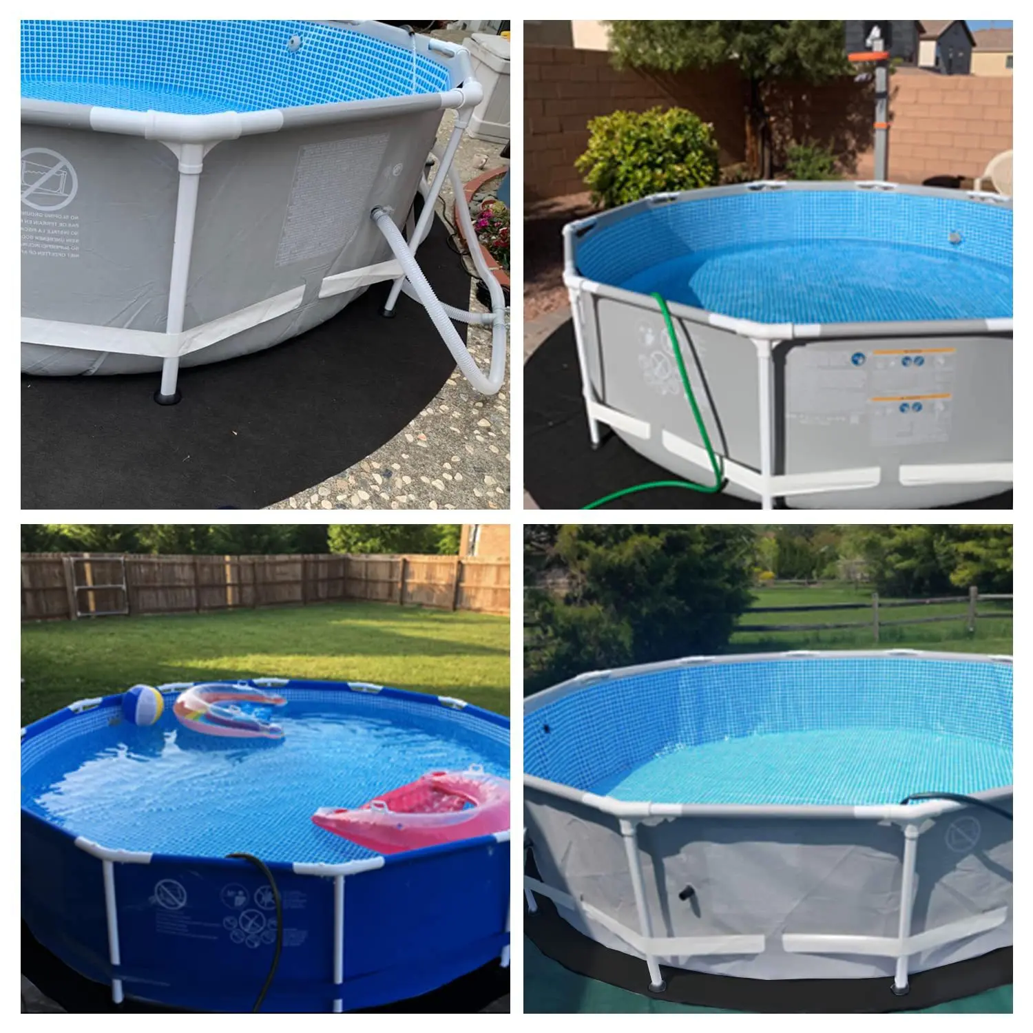 Round Swimming Pool Mat, Durable To Prevent Sharp Objects From The Ground