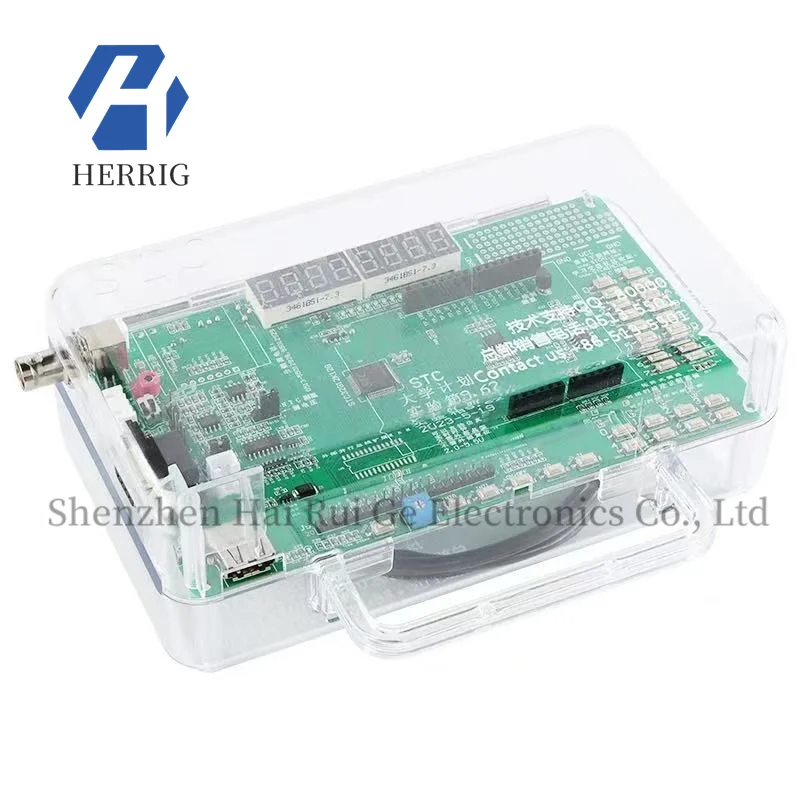 

Original genuine STC32G12K128 development board experiment box 9.62 51 microcontroller development board