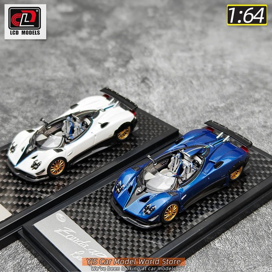 LCD-Druckgussmodell im Maßstab 1:64, Zonda HP, neues Automodell für statische Dekorationsartikel, um Freunden als Weihnachtsgeschenk zu verschenken