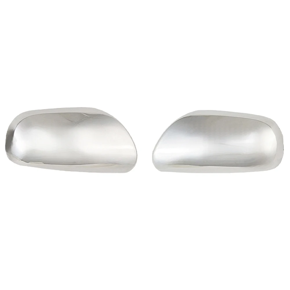 High-Quality  Chrome Car Door Mirror Covers Trim For Toyota Yaris 2004 - 2007 Silver Car Exterior Component Decoration