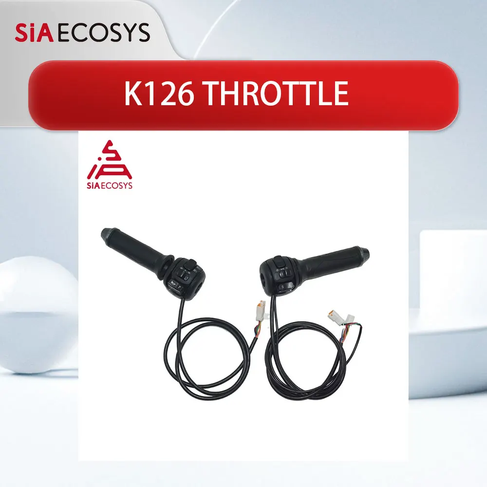 

SiAECOSYS K126 Throttle with Combination Switch Suitable for Electric Motorcycle
