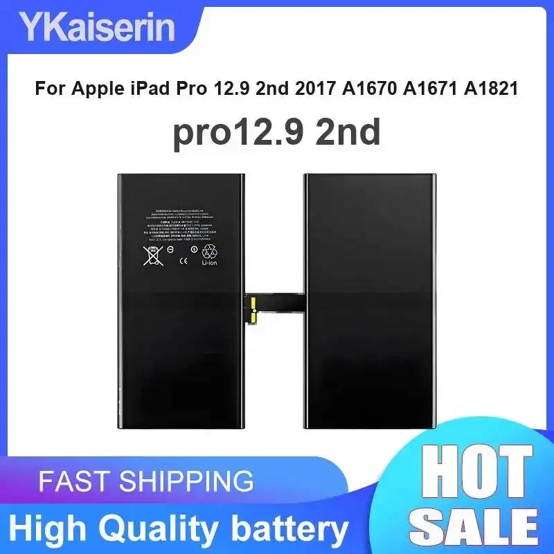 Tablet Battery Stable Power Supply For Apple iPad Pro 12.9 2nd 2017 A1670 A1671 A1821 pro12.9 10994mAh