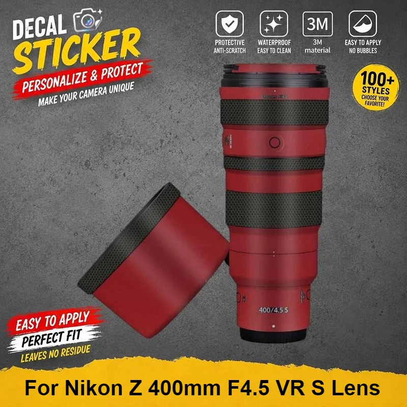 for-nikon-z-400mm-f45-vr-s-lens-skin-sticker-vinyl-protective-wrap-anti-scratch-premium-personalized-decal-z400f-45vr-s