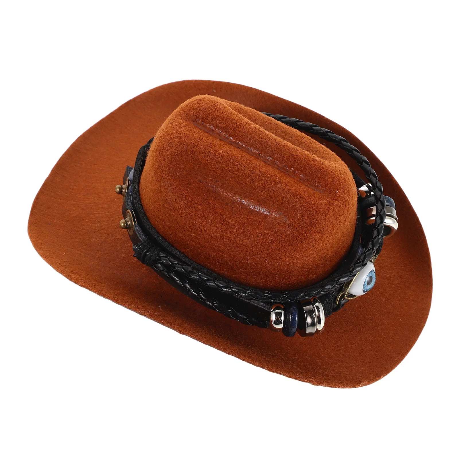 

Cowboy Theme Pet Hat for Dogs Cats Wear-Resistant Lightweight Costume Cap for Festivals Photoshoots Puppy Kitten Dress Up