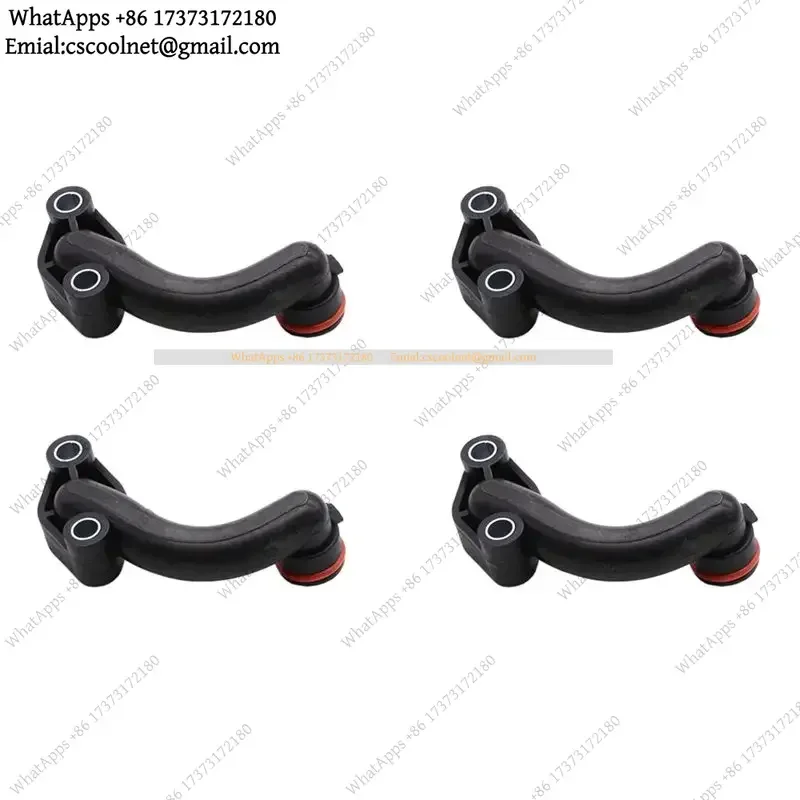 JS02 4X Radiator Coolant Water Bypass Hose Tube 68211200AC 68211200AB for Jeep Grand Cherokee Dodge Ram 3.0T Diesel Replacement