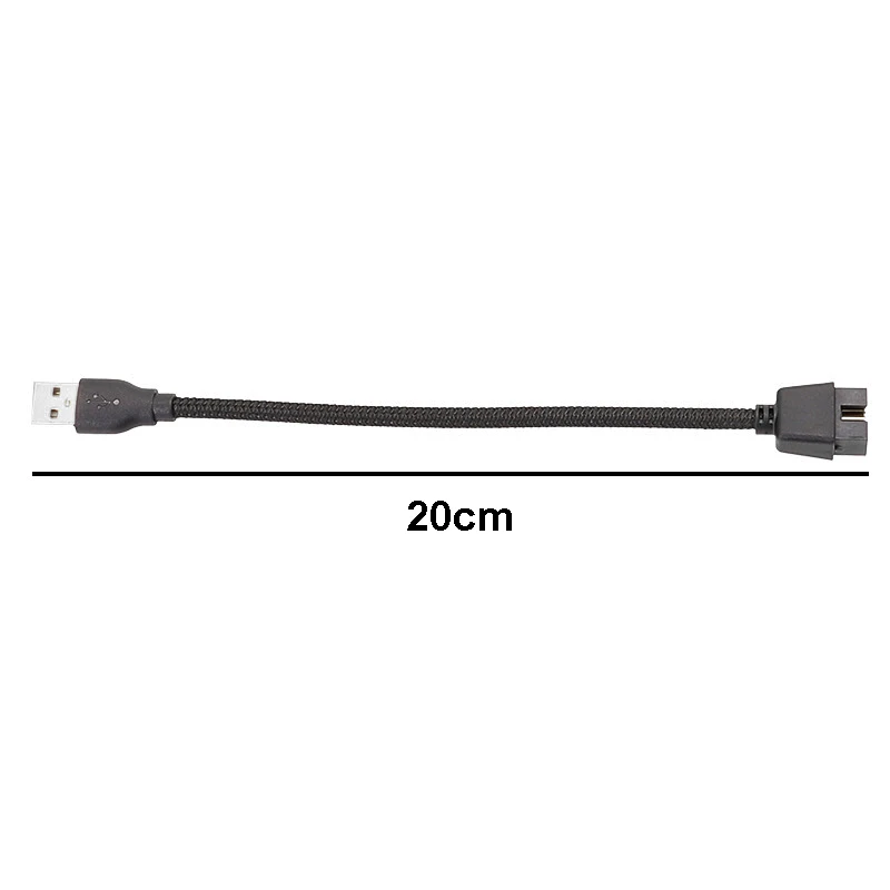 1PCS 20cm PC Hardware Cables & Adapters USB A Male to 9 Pin Male Mainboard Extension Cable Convenient and Efficient Easy to Use