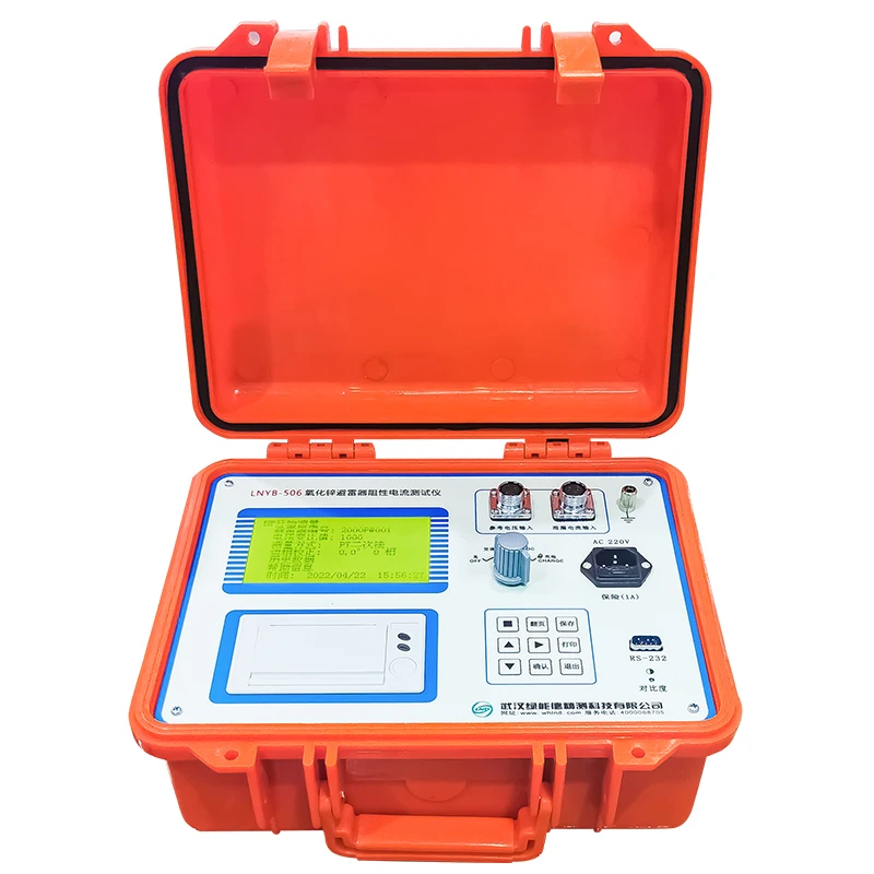 

Electric Zinc Oxide Zno Lightning Arrester Tester Three Phase Surge Arrester Test Set