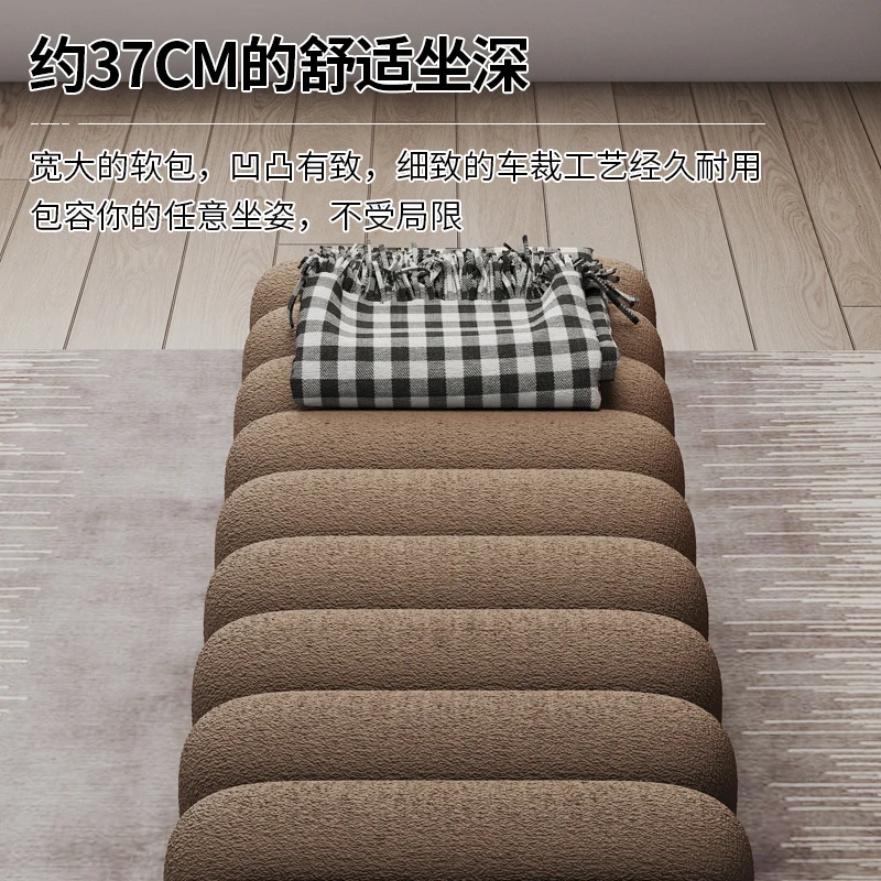 Furniture for small-sized apartments living room sofa bench clothing store fitting room soft bag entrance entrance shoe stool