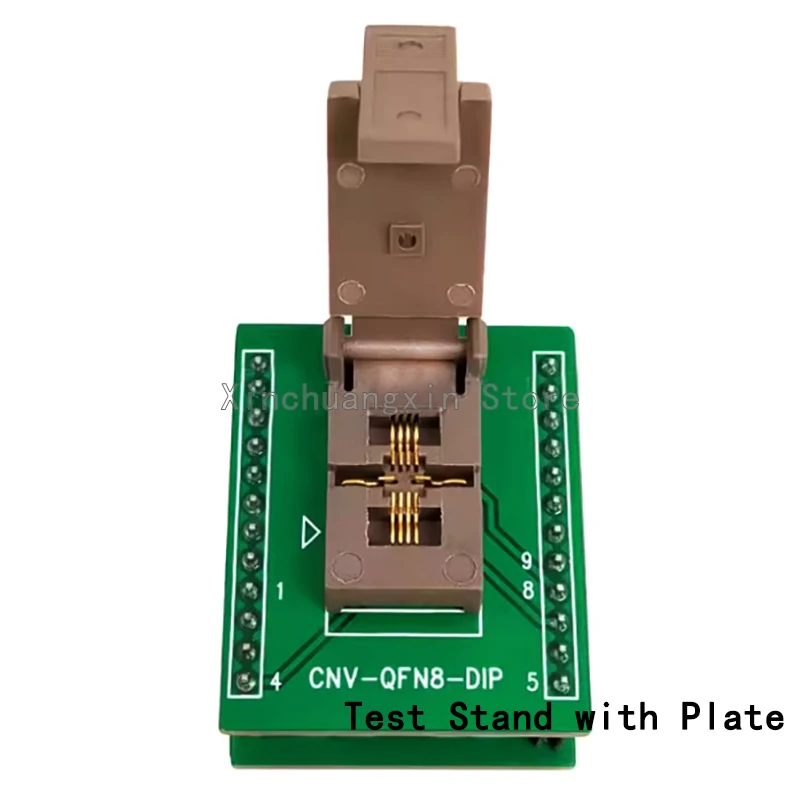1PCS DFN8/QFN3.3X3.3-8L (0.65) IC Chip Burn-in Sockets Veroudering Test Sockets Programmering Sockets Adapters