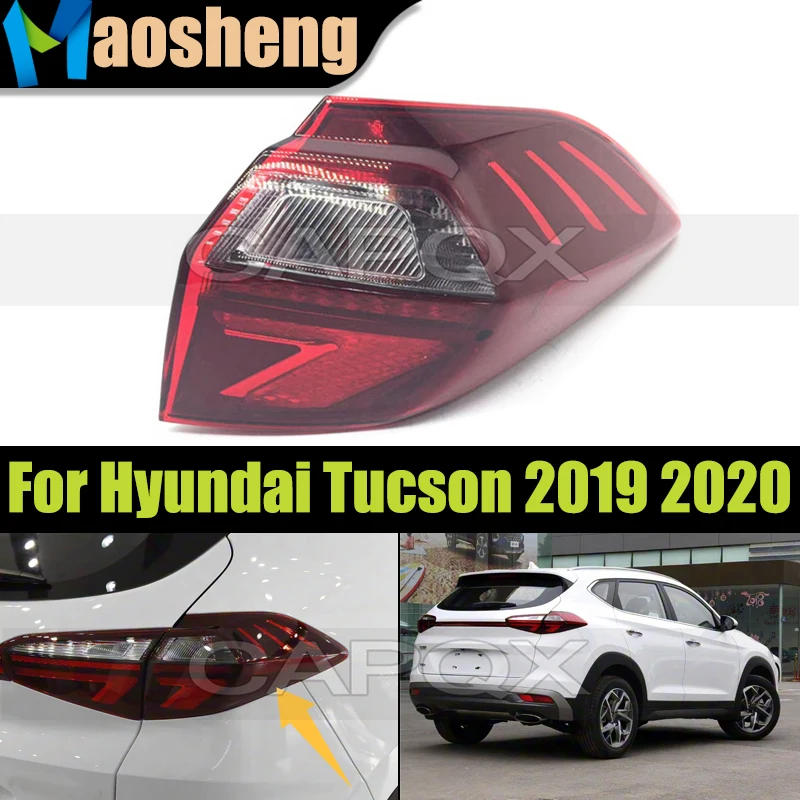 

Rear Bumper Outside Taillight Taillamp For Hyundai Tucson 2019 2020 Brake Light Taillamps Tail Light