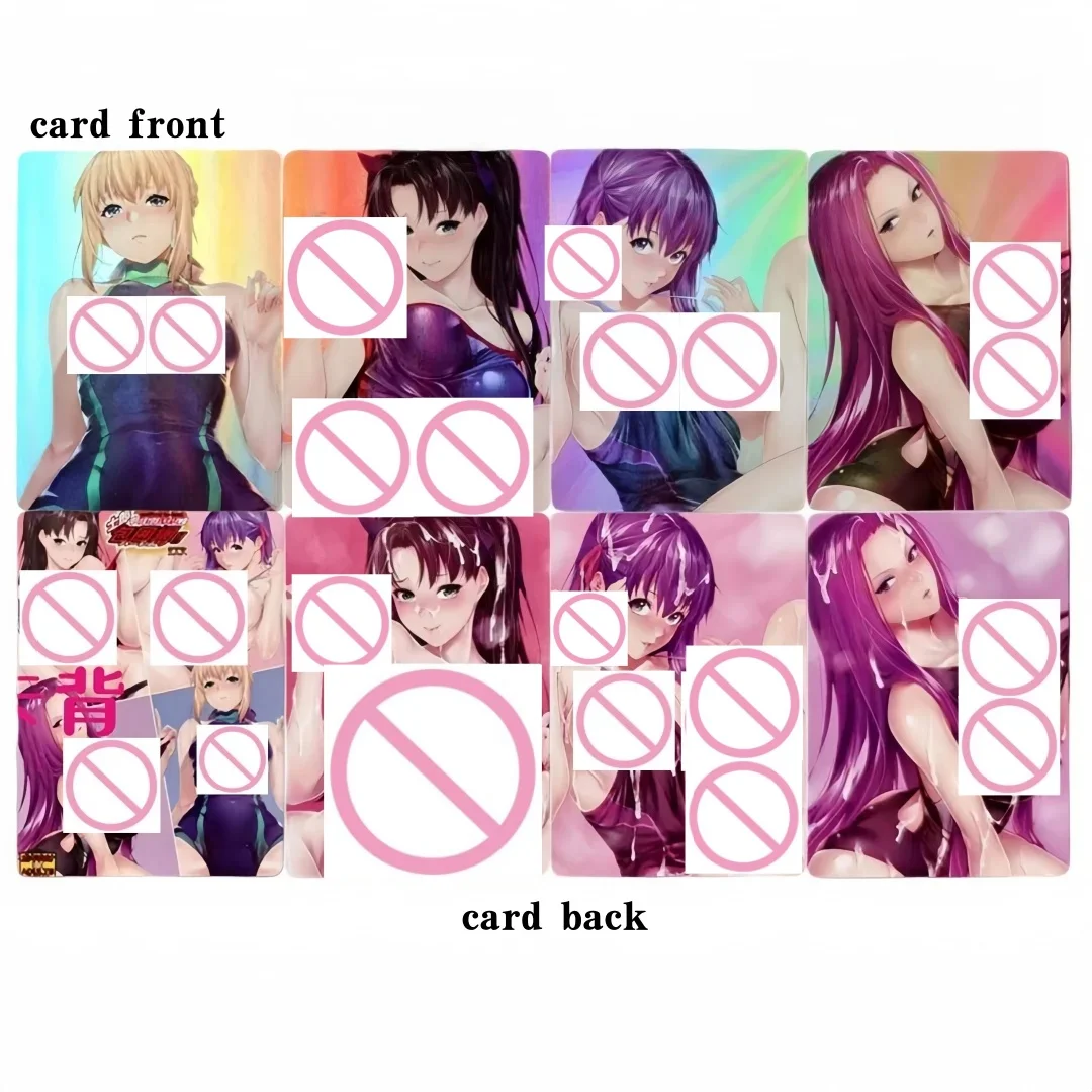 

Набор из 4 новых аниме-карточек ACG Fate Saber: складные флеш-карты с Рин Тоусакой, Сакурой Матоу, Ильясвиэль Фон Эйнцберн. Коллекционные игровые карточки.