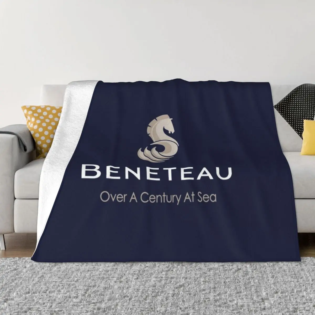 Beneteau Sailboat Sailing yacht Throw Blanket Blankets For Baby Sofa Throw Blanket Soft Blanket Softest Blanket