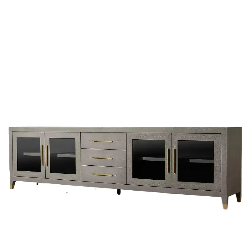 

Furniture American country retro living room solid wood TV cabinet simple modern light luxury TV table