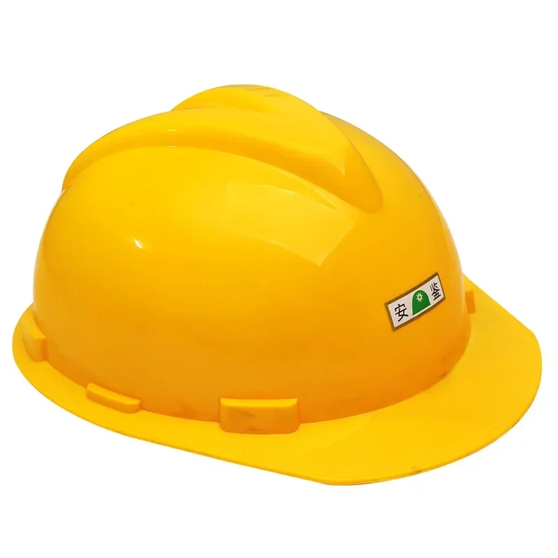 Safety Helmet Construction Workers Safety Helmets Sunshade Custom HD PE ABS National Standard Breathable Multiple Color Sale