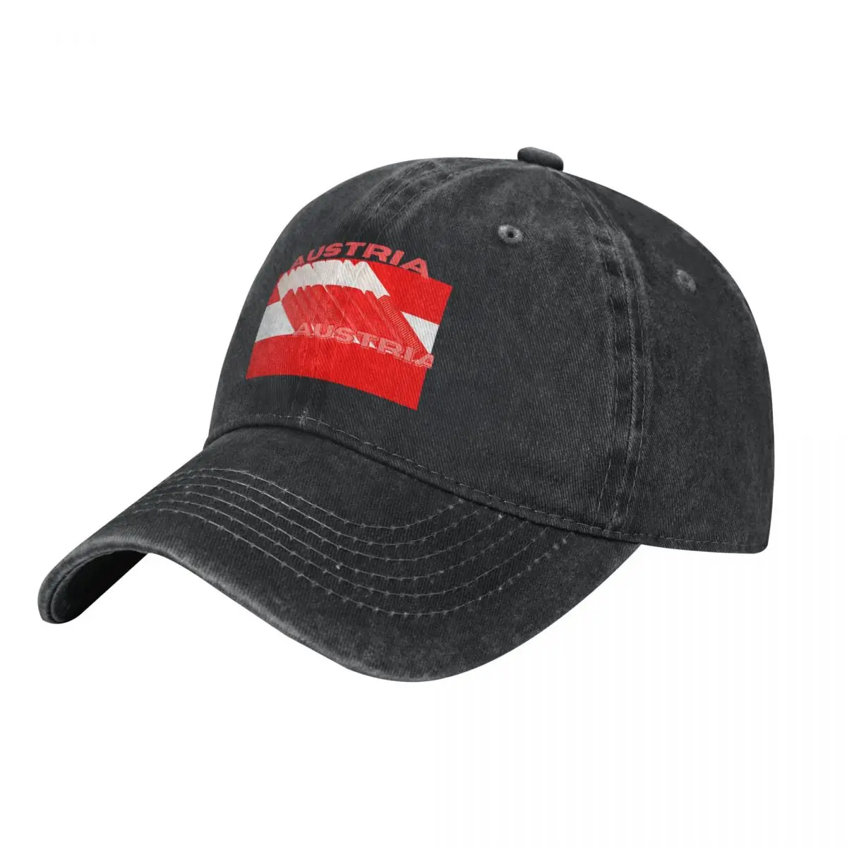 Summer Cap Sun Visor Austrian Flag Hip Hop Caps Austria National Football Team Cowboy Hat Peaked Hats