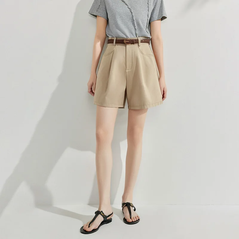 

Женские повседневные шорты 2026: Новые летние универсальные брюки-карго, широкие брюки, шорты с высокой талией для повседневной носки