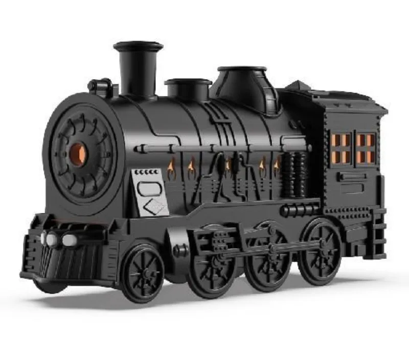

Hot Sale Train Spit Out Ring Simulation Aroma Diffuser Air Humidifier Cold Mist Manufacturer Essential Oil Light Emitting Diode