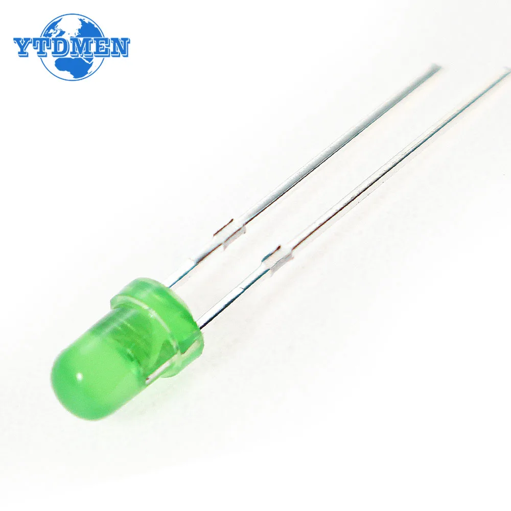 50pcs 3MM DIP LED Diode F3 Red Green Blue Yellow Orange White DIY Light Emitting Diodes Electronic Kit