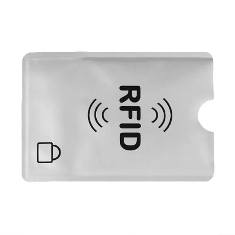 RFID ブロッキングリーダーロック銀行クレジットカードプロテクターシールドバッグスリーブホルダー