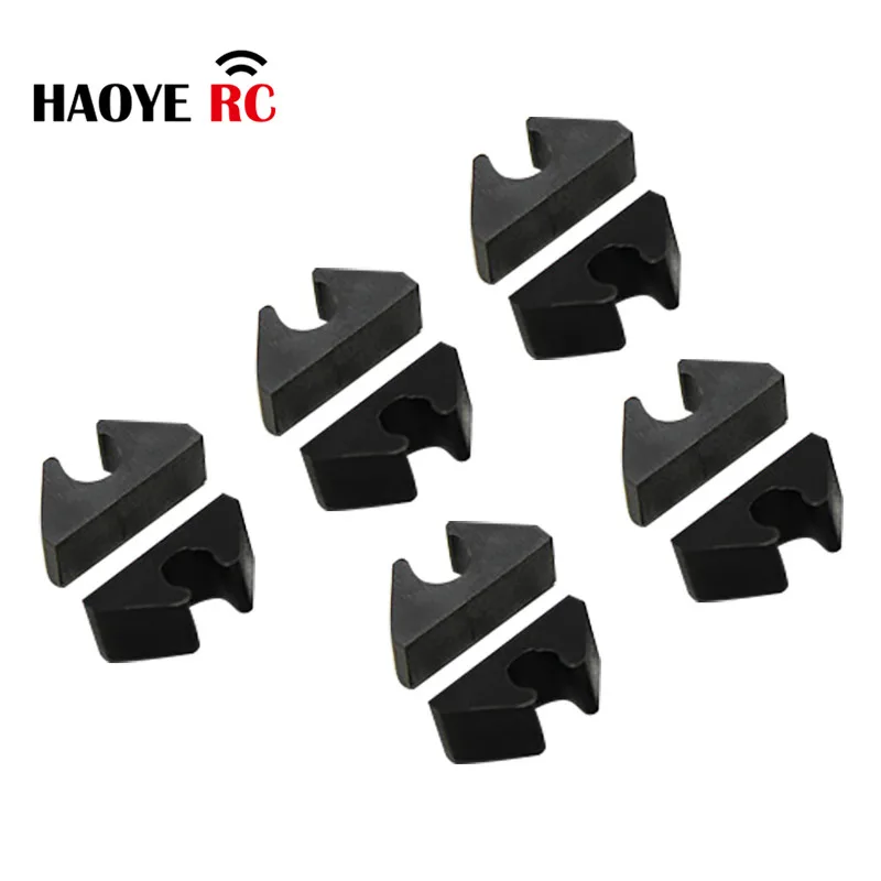 Haoye 10 Pcs Air Line Clip/Fuel Line Cable Clip/Practical Multi-Purpose Clamp For Rc Accessories