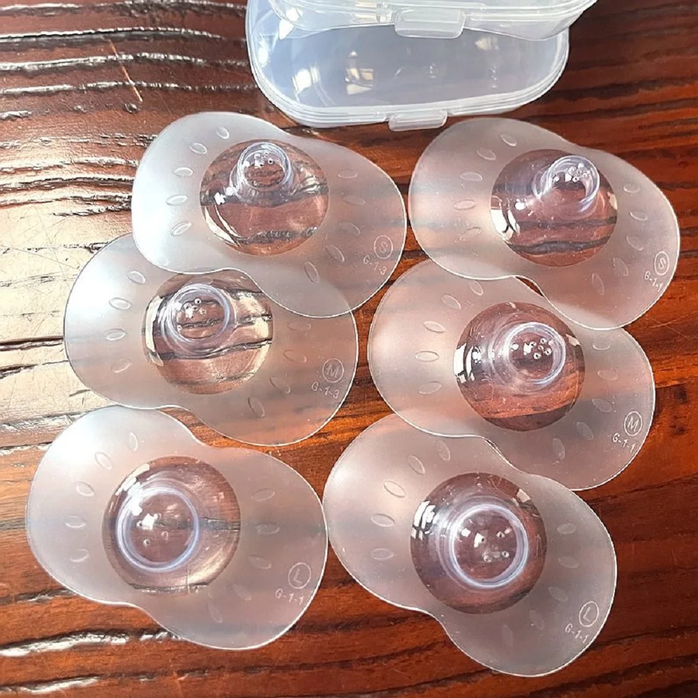 2Pcs Silicone Breastfeeding Nipple Protectors Feeding Mother Nipple Shields Protection Cover Soft Milk Feeding Nursing Shield image 3