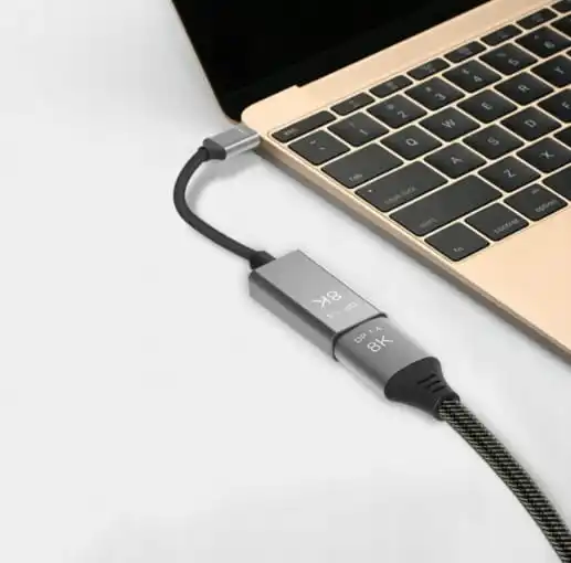 Fotografia 4: Adaptador de Cabo Zenwire ZC-4 USB-C DisplayPort 1.4 8K 5K 4K 240Hz para Computador e Rede