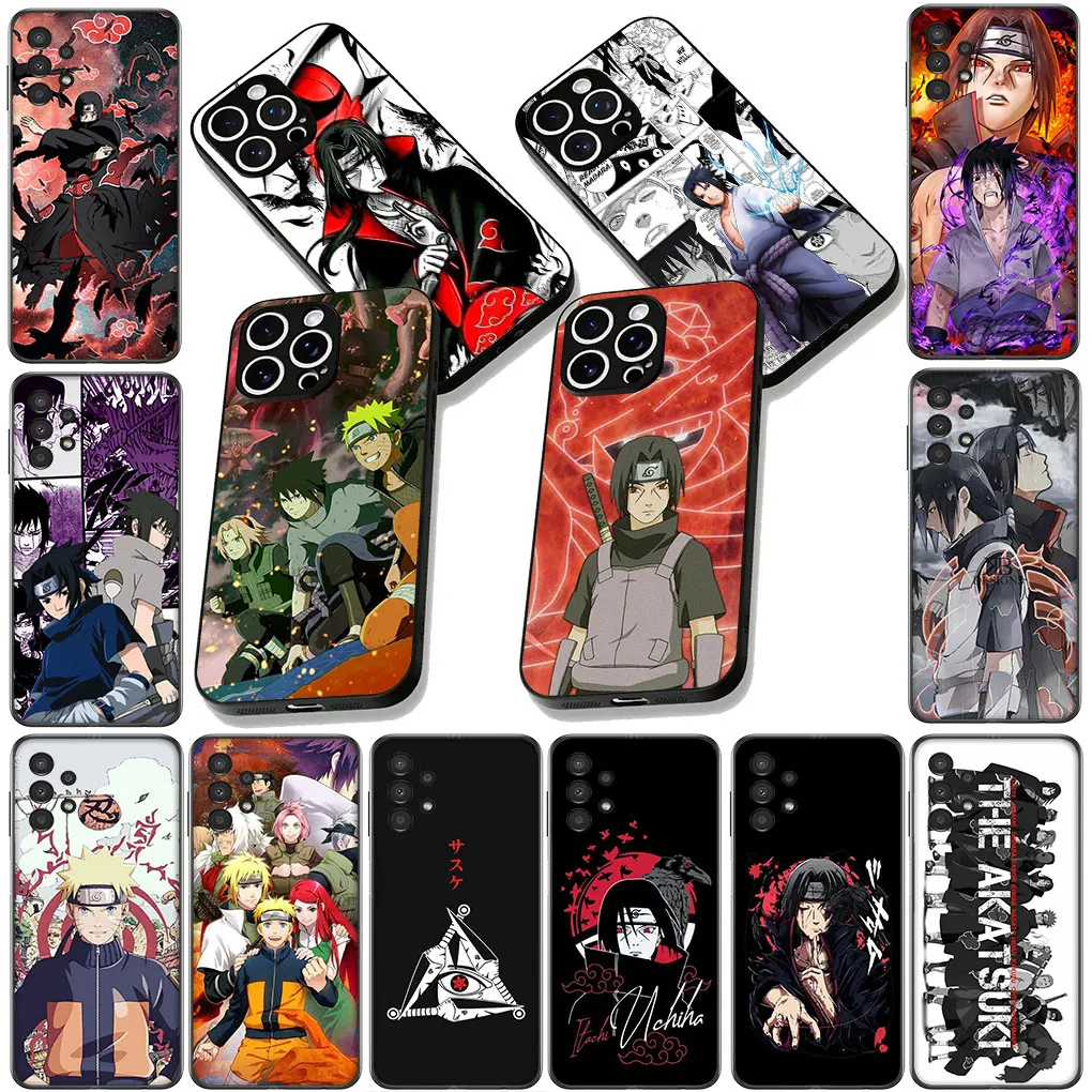 Anime-Uchihas-Itachis-Sasukes-Akatsukis Cover Phone Case for Samsung Galaxy S25 S24 S23 FE Plus Ultra S7 Edge A16 A15 A25 5G