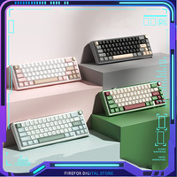 RK R75 E-sports Mechanical Keyboard single mode RGB Gasket Structure Full key Hot Swap Customized Ergonomic 81 Keys PC Keyboard