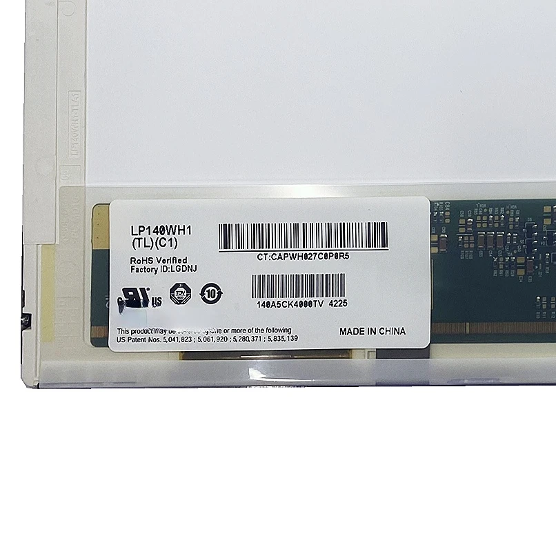LP140WH1-TLC1 подходит для LP140WH4-TLN1 N140BGE-L23 N140B6-L08 HB140WX1-100/200 B140XW01 V.8 LTN140AT02 LTN140AT26 40-контактный LVDS