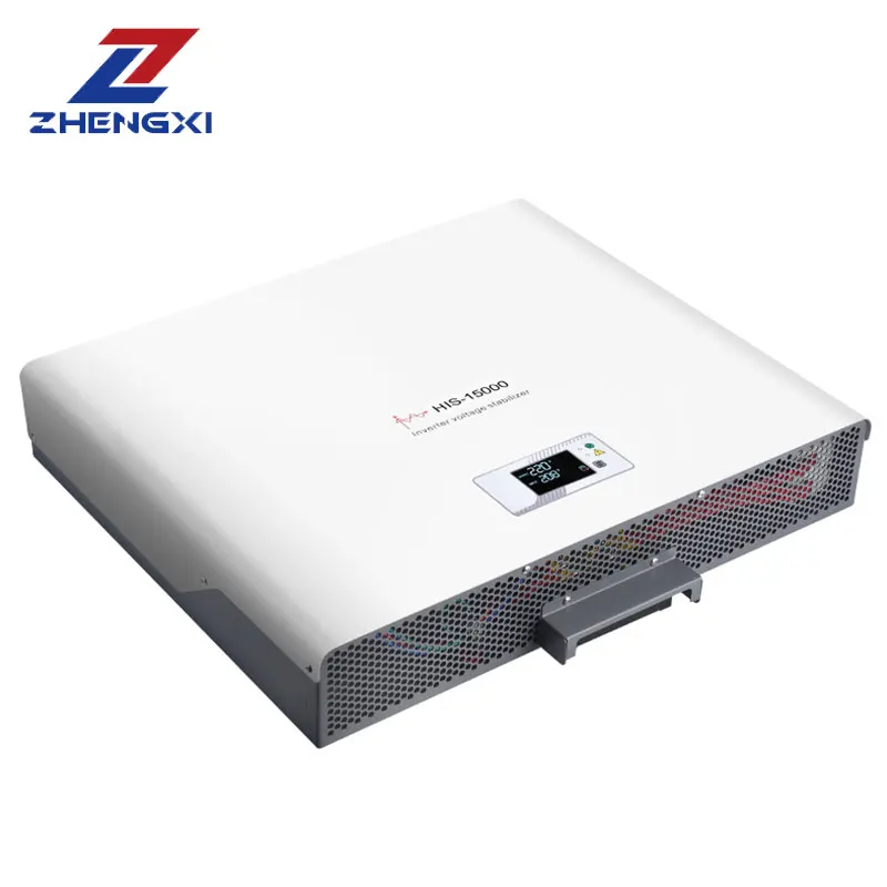 Inverter Type 15KVA AC/DC Double Transform 0MS LCD Display Automatic Inverter Type Voltage Regulators Stabilizers Without Coil