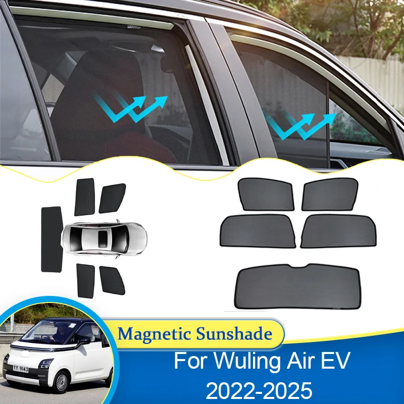 

Для Wuling Air EV MG Comet Chevrolet Spark E230 2022 2023 2024 2025 солнцезащитный козырек, затеняющий козырек, автомобильные запчасти, аксессуары