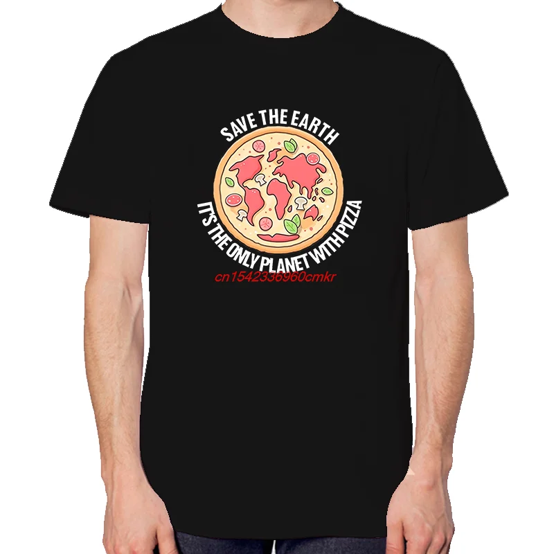 Funny Earth Day Pizza Lover Shirts Graphic Tee Summer Fashion New In Tops And T-Shirts Short Sleeve Tee Men's Cotton T-Shirt